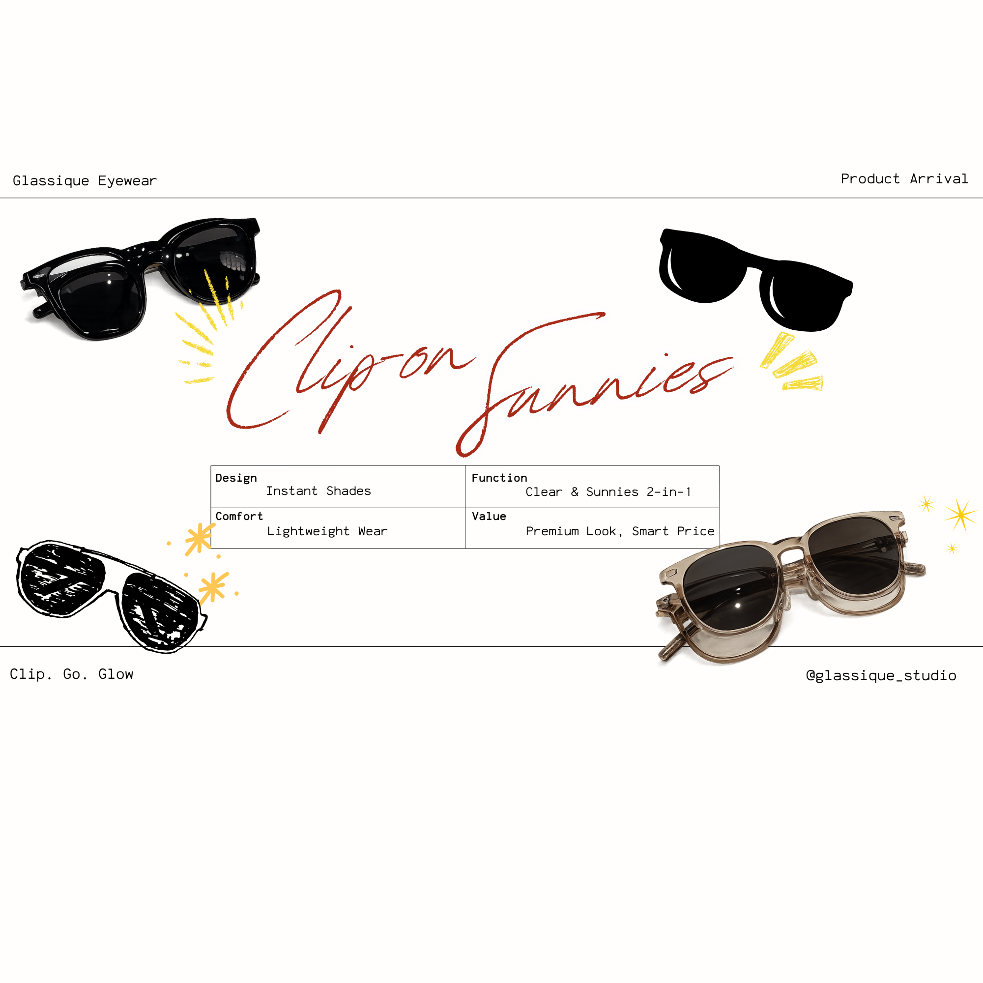 Meet Your New Favorite 2-in-1: Clip-On Glasses! 🕶️✨
