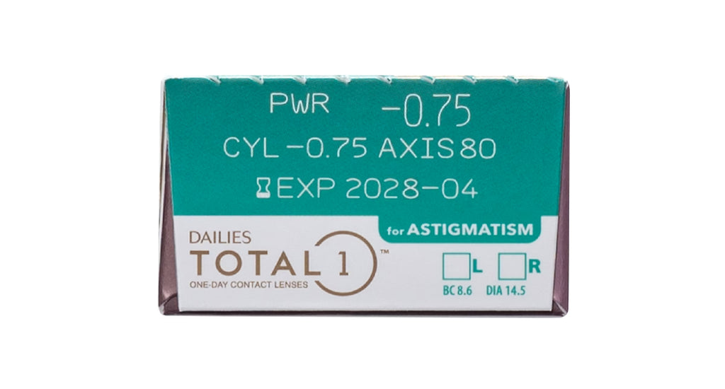 DAILIES TOTAL1® Astigmatism 30/90
