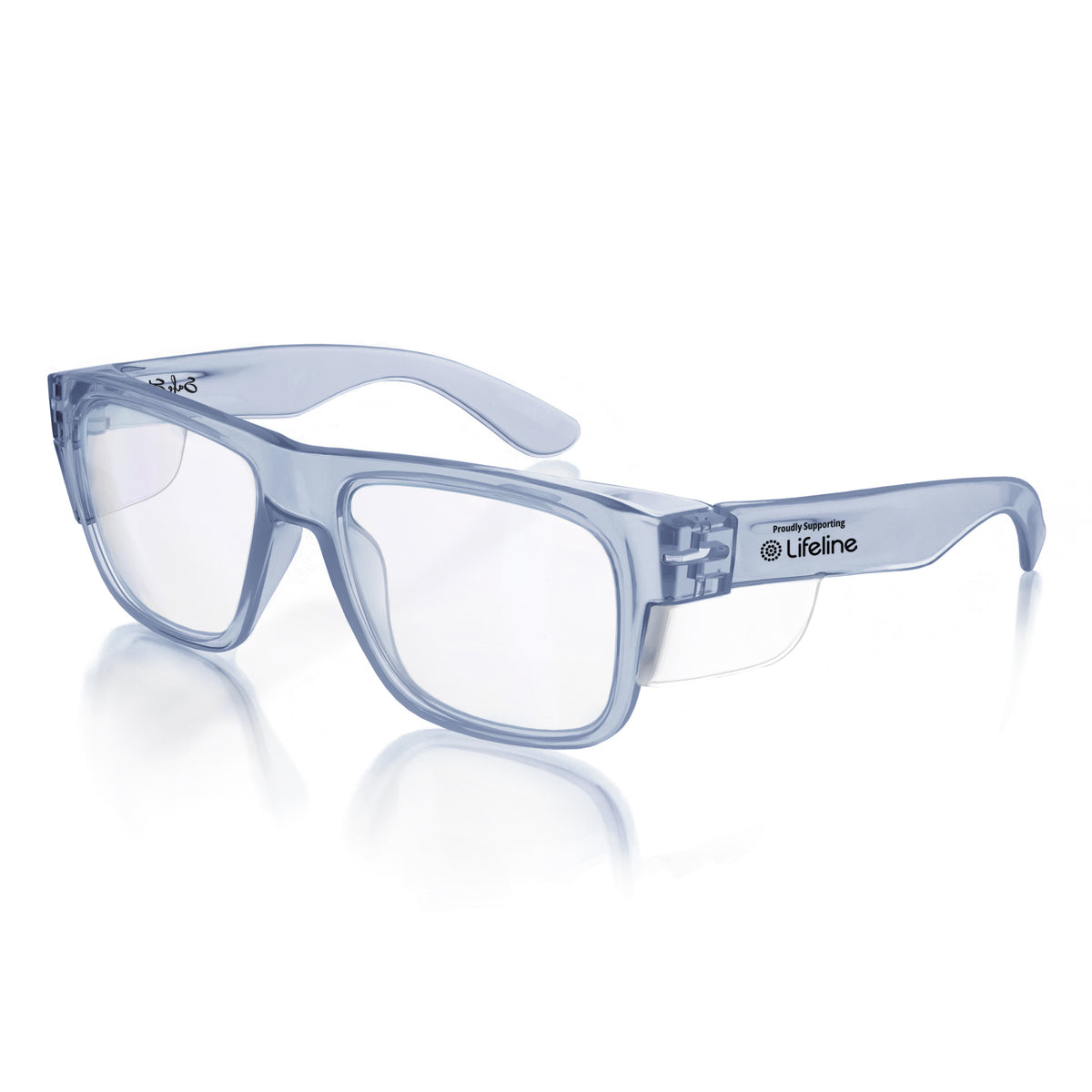 Fusions Blue Prescription Safety Glasses