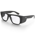Fusions XL Matte Black Prescription Safety Glasses