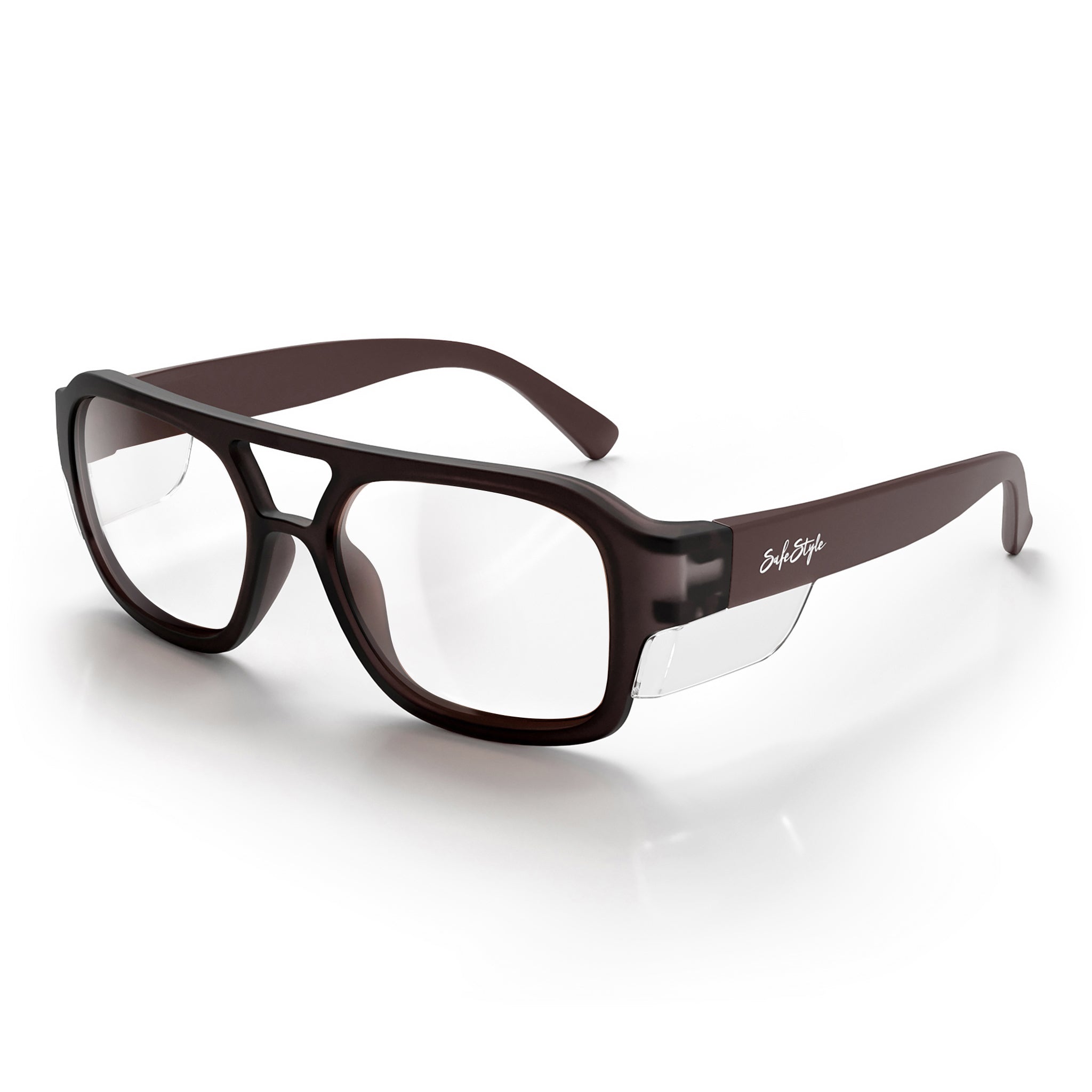 Skylines Chocolate Frame Prescription Safety Glasses