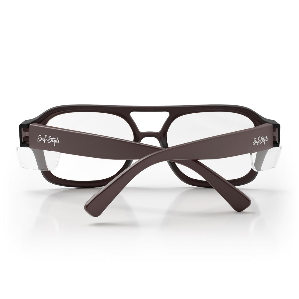 Skylines Chocolate Frame Prescription Safety Glasses